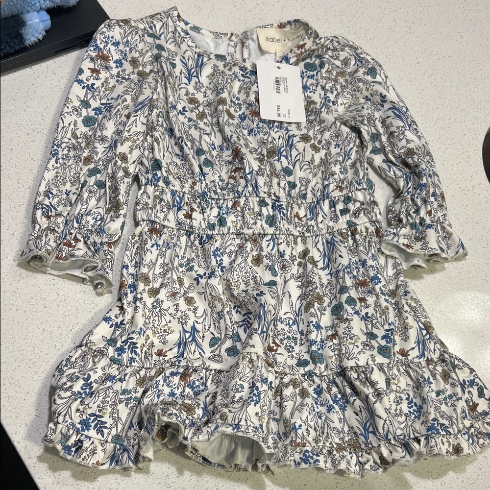 Mabel & Honey Floral Long Sleeve Dress